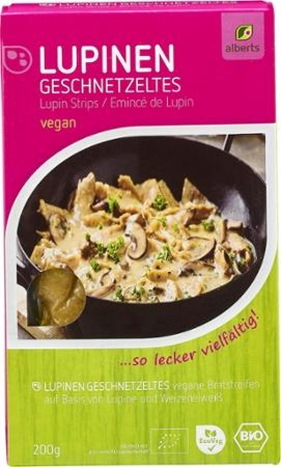 Produktfoto zu Lupinen Geschnetzeltes (6 x 200g)