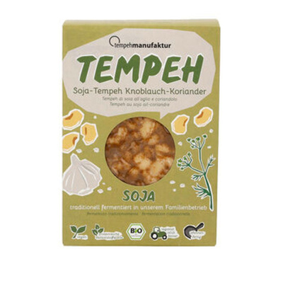 Produktfoto zu Tempeh Soja Knoblauch-Koriander