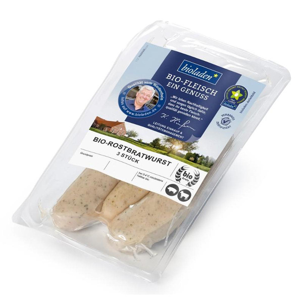 Produktfoto zu b* Rostbratwurst gebrüht, 3 Stück à 80g