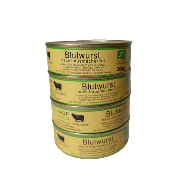 Produktfoto zu Blutwurst in der Dose