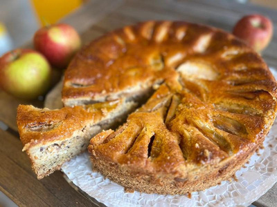 Produktfoto zu Apfeltorte (26cm Durchmesser)