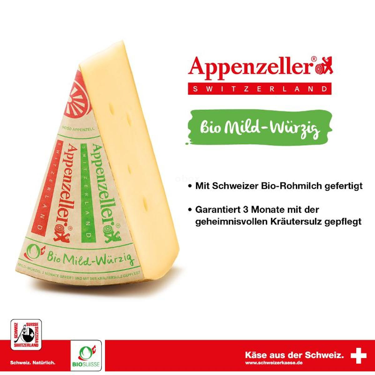 Appenzeller 3 Mon. gereift, ca. 180g