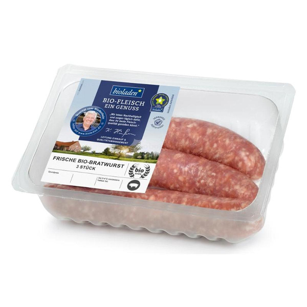 Produktfoto zu b* Frische Bratwurst vom Schwein (3 Stück)
