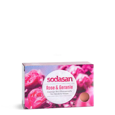 Produktfoto zu Rose & Geranie Seife