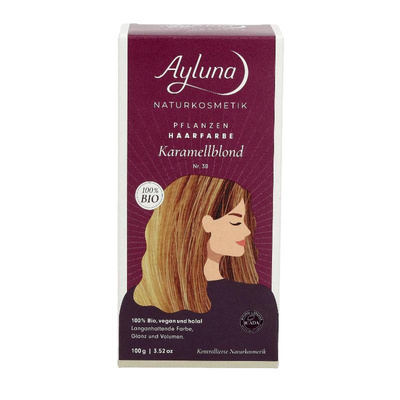 Produktfoto zu Pflanzenhaarfarbe Karamellblond