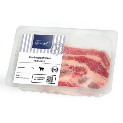 Produktfoto zu b* Suppenfleisch vom Rind mit Knochen
