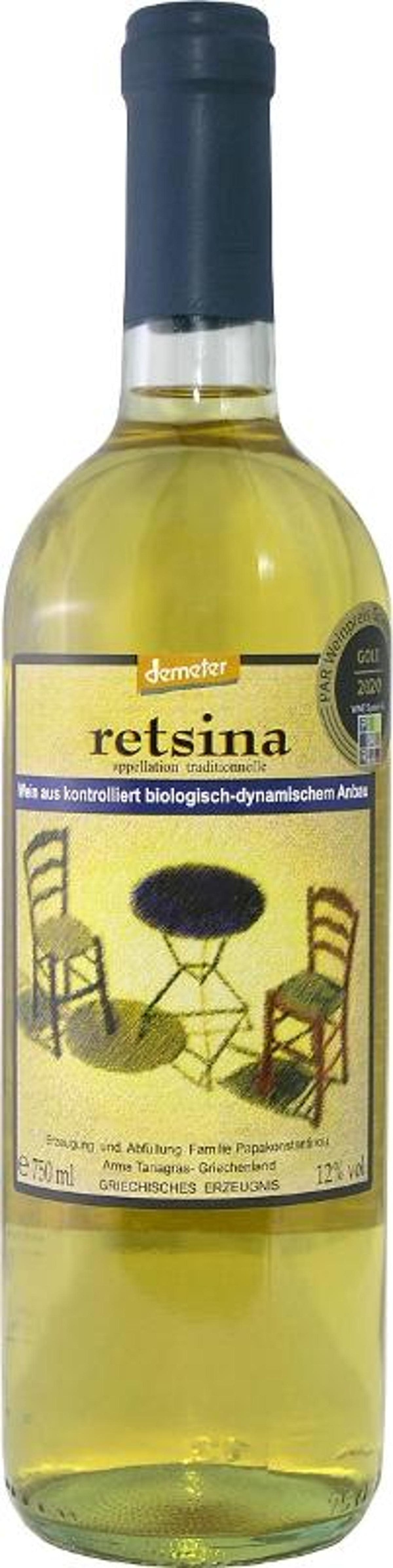 Produktfoto zu Retsina weiß