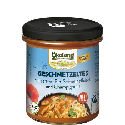 Produktfoto zu Geschnetzeltes vom Schein mit Champignons