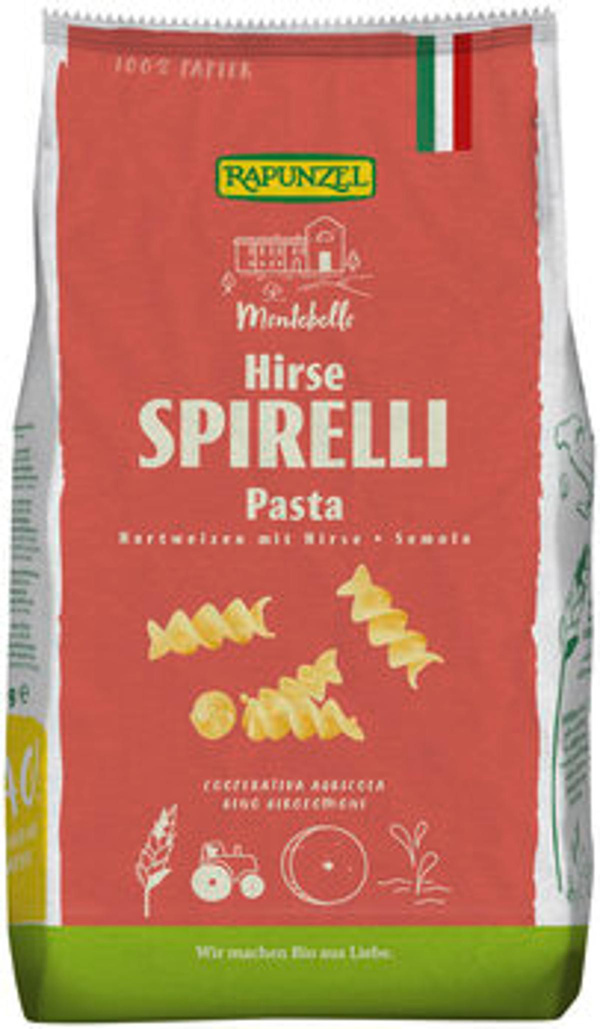 Produktfoto zu Spirelli mit Hirse, semola