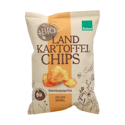 Produktfoto zu Landkartoffelchips Gemüsepaprika