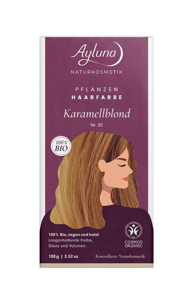 Produktfoto zu Pflanzenhaarfarbe Karamellblond
