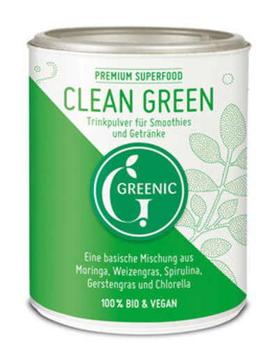 Produktfoto zu Clean Green Superfood Trinkpulver