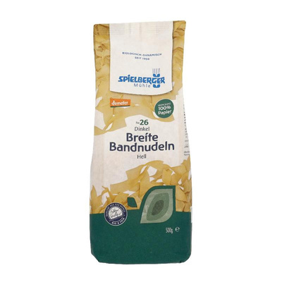 Produktfoto zu Dinkel Bandnudeln, hell