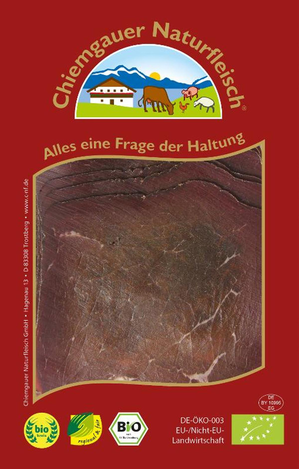 Produktfoto zu Edel-Rinderschinken Bündner Art
