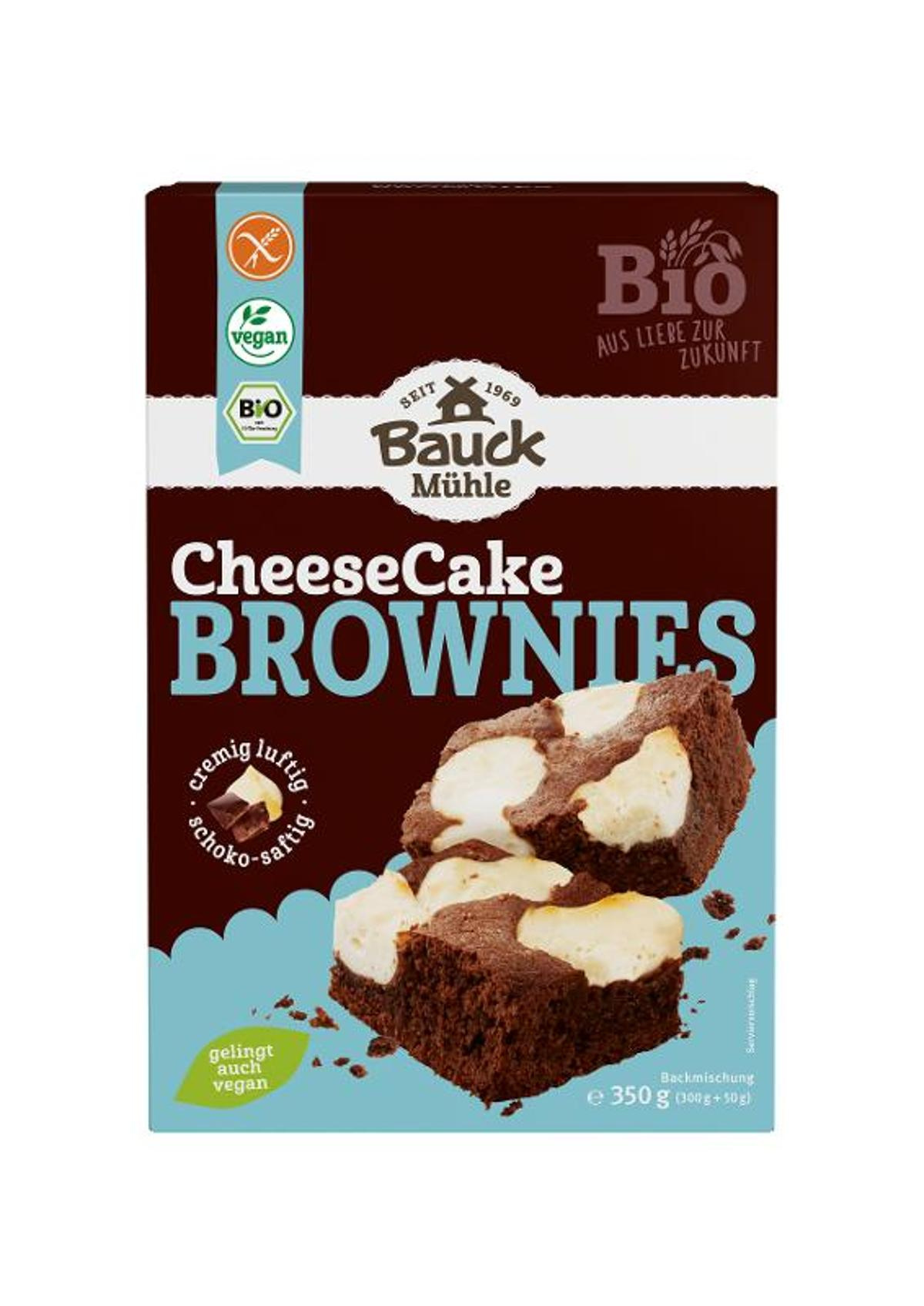 Backmischung Cheesecake Brownies