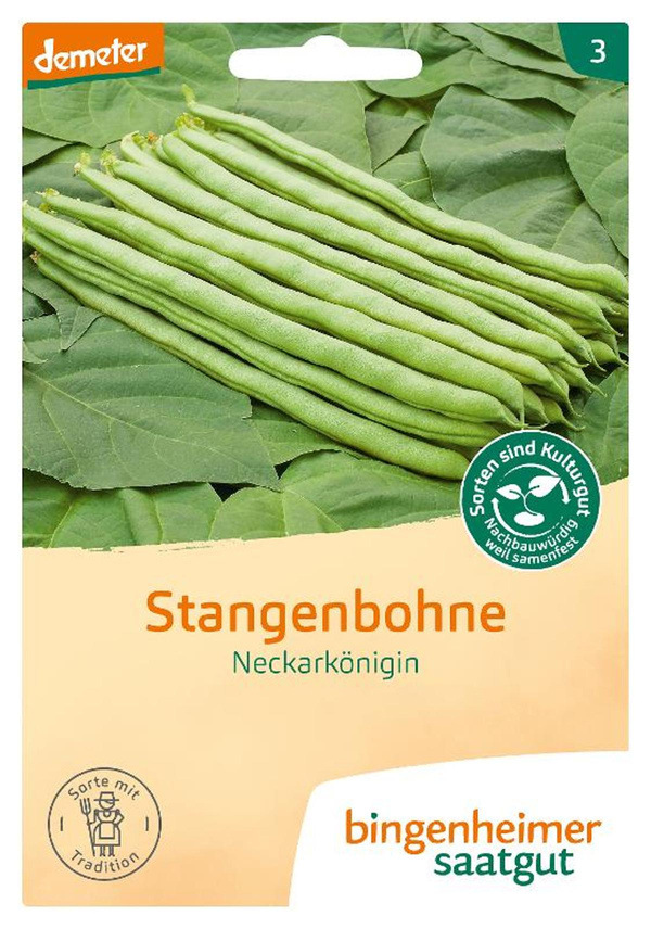 Produktfoto zu Stangenbohnen Neckarkönigin Saaten