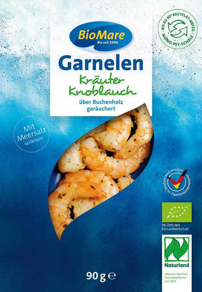 Produktfoto zu Garnelen mit Kräutern und Knoblauch