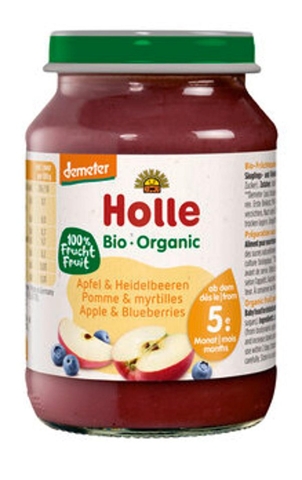 Produktfoto zu Babygläschen - Apfel Heidelbeere (6 x 190g)