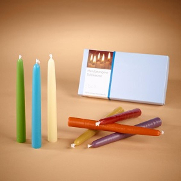 Produktfoto zu Tafelkerzen, blau