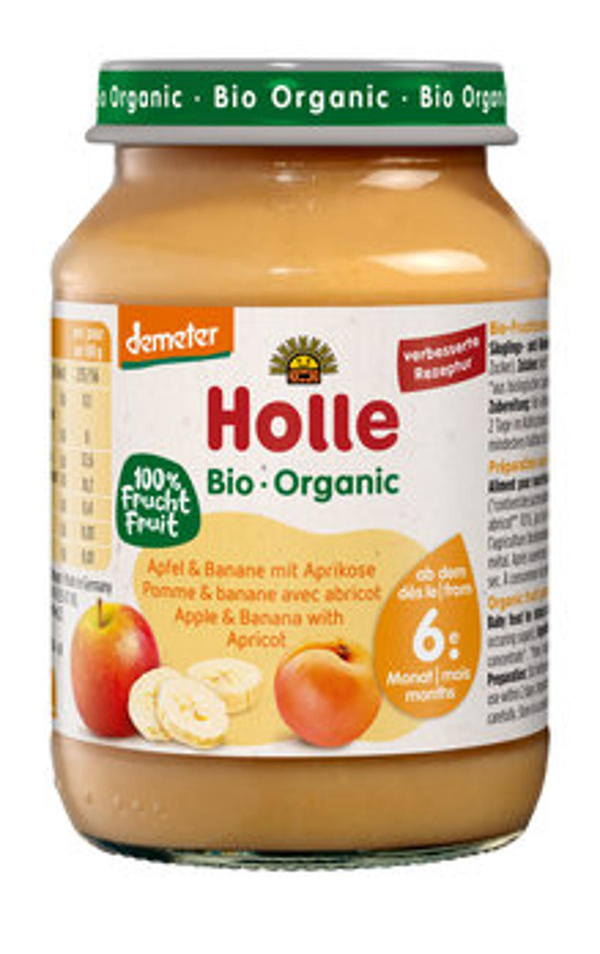 Produktfoto zu Babygläschen - Apfel Banane Aprikose (6 x 190g)