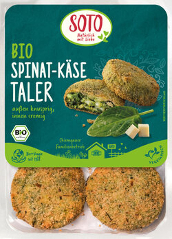 Produktfoto zu Spinat-Käse Taler