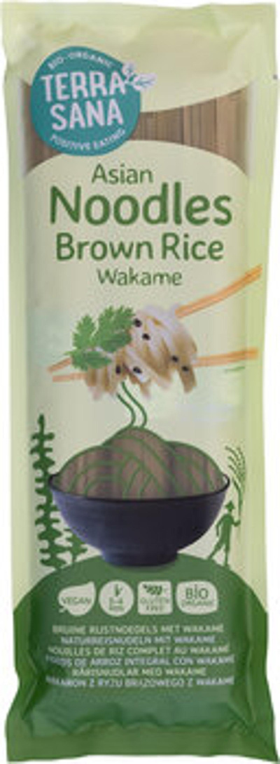 Produktfoto zu Naturreisnudeln mit Wakama