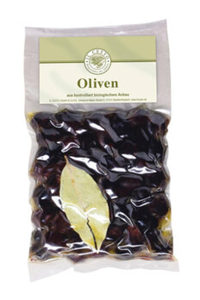 Produktfoto zu Marokkanische Oliven schwarz, getrocknet, mit Stein
