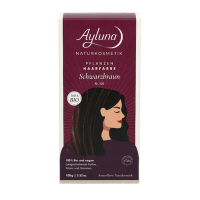 Produktfoto zu Pflanzenhaarfarbe Schwarzbraun