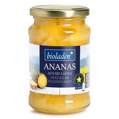 Produktfoto zu b* Ananasstücke im eigenen Saft