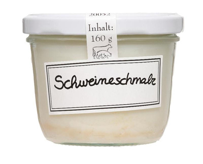 Produktfoto zu Schweineschmalz im Glas