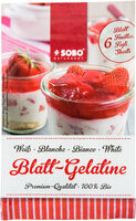 Blatt Gelatine