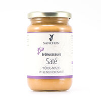 FS Erdnusssauce Saté, 320 ml, SANCHON, bio