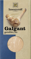 Galgant gemahlen, Packung