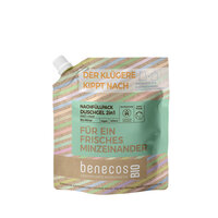 benecosBIO Nachfüllbeutel 500ml Duschgel 2in1 BIO-Minze Haut & Haar - FÜR EIN FR