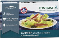 Sardinen ohne Haut und Gräten in Bio-Sonnenblumenöl