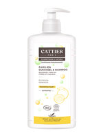 Cattier Familien Duschgel & Shampoo Bio-Kornblume Bio-Hafermilch Grapefruitduft