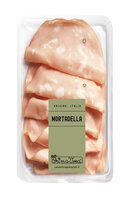 Bio Mortadella aufgeschnitten
