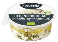 Ziegenfrischkäse in Kräuter-Marinade mit rosa Pfeffer 100 g