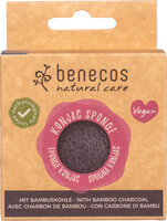 benecos Natural Konjac Sponge black bamboo