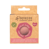 benecos Natural Konjac Sponge red clay