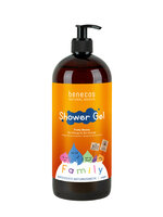 benecos Natural Shower Gel FAMILY SIZE Fruity Beauty Mango & Orange