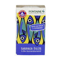 Sardinenfilets in Bio-Sonnenblumenöl