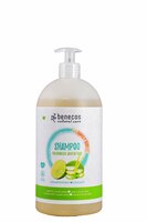benecos Natural Shampoo FAMILY SIZE Freshness Adventure Limette & Aloe Vera