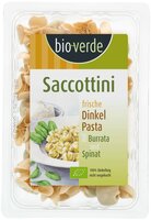 Frische Dinkel Saccottini mit Burrata und Spinat 250 g