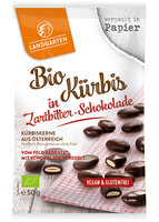 Bio Kürbis in Zartbitter-Schokolade 50g
