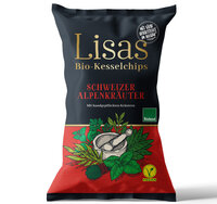 Lisas Bio-Kesselchips Schweizer Alpenkräuter