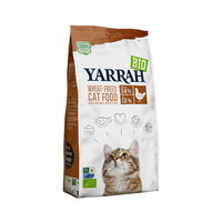 Yarrah Bio Katze Trockenfutter weizenfrei Huhn & Fisch (MSC)  auch für Kätzch